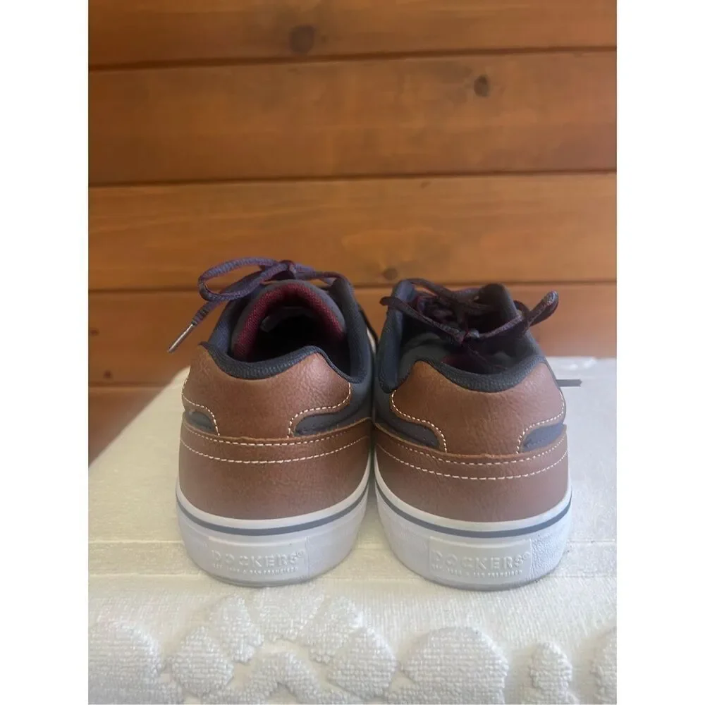 Dockers Men’s charcoal / Brown Casual Sneakers Shoes Men Size 9.5